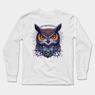 I’m Aristotelian quote for owl fans Long Sleeve T-Shirt